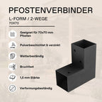 Pfostenverbinder 70x70 mm