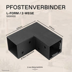Pfostenverbinder 100x100 mm