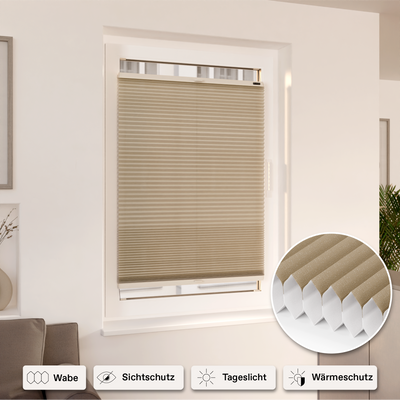 Wabenplissee | Sichtschutz & Tageslicht